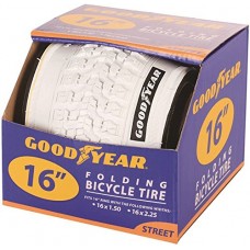 Goodyear Folding Bead Bicycle Tire  16" x 1.5/2.25"  White - B01J9LLEN2